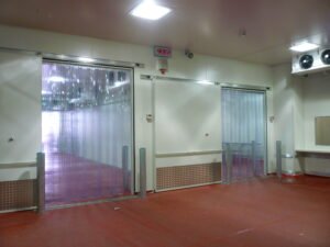 Freezer grade PVC curtains for logistics in Delhi.