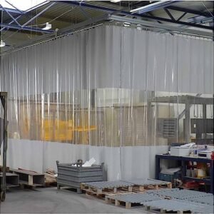 Industrial curtains for dust control in Chennai factories.