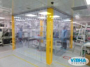 ESD Strip curtains for Electronic parts manufacturing units