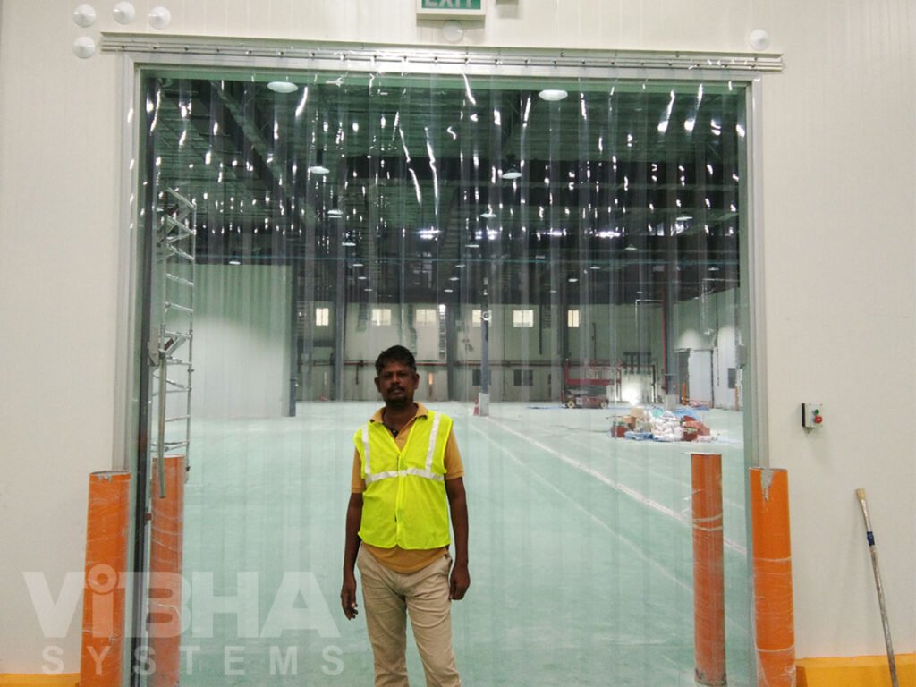 Clear PVc Strip Curtains for Food Factory