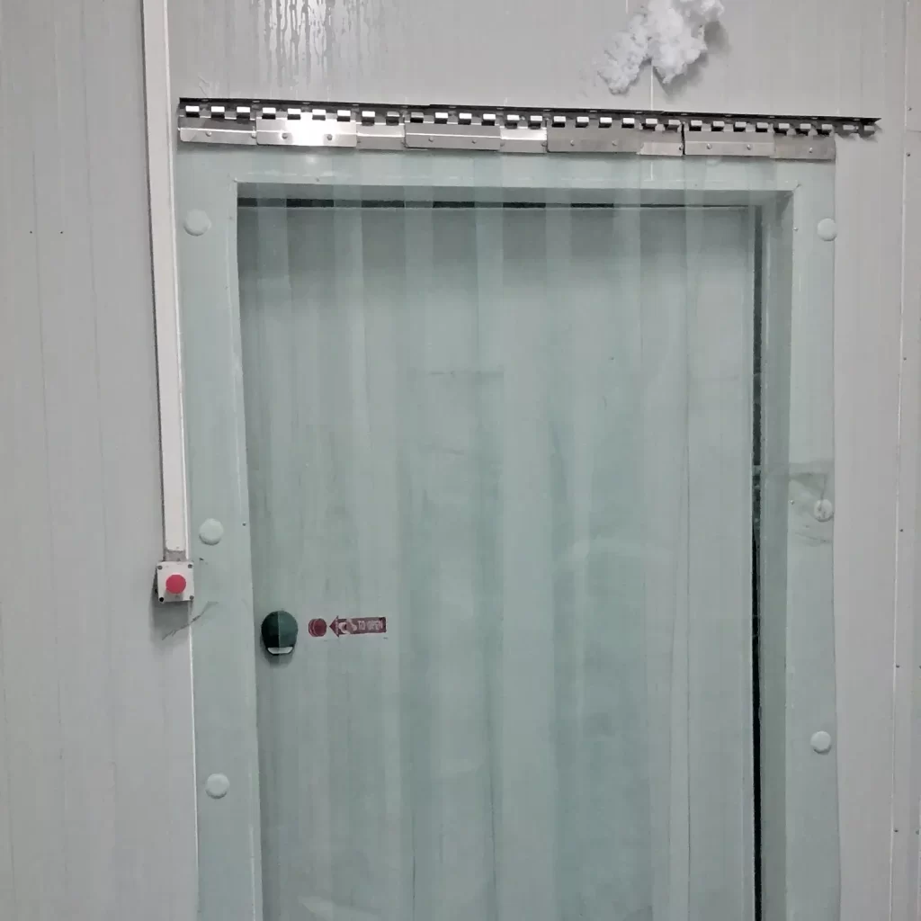 Freezer grade PVC curtains for ice cream storage in Bangalore.