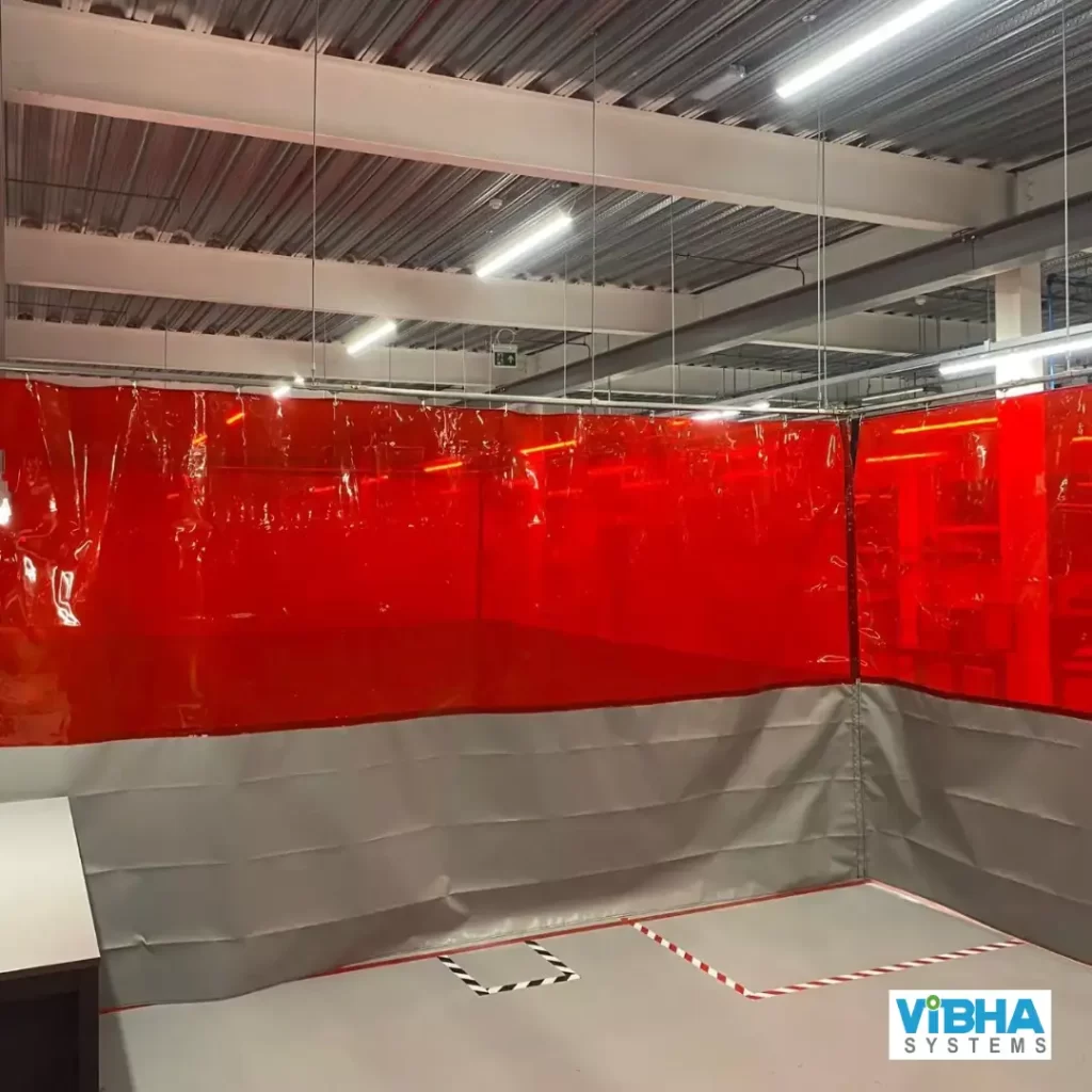 Welding curtain walls for factories in Chennai.
