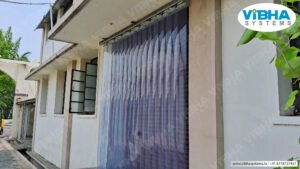 Accordion foldable PVC strip curtains for factories in Chennai.