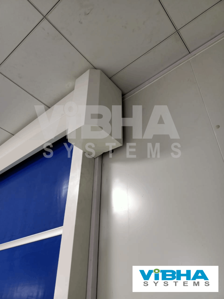 High-speed doors manufactured for Bangalore’s manufacturing plants.