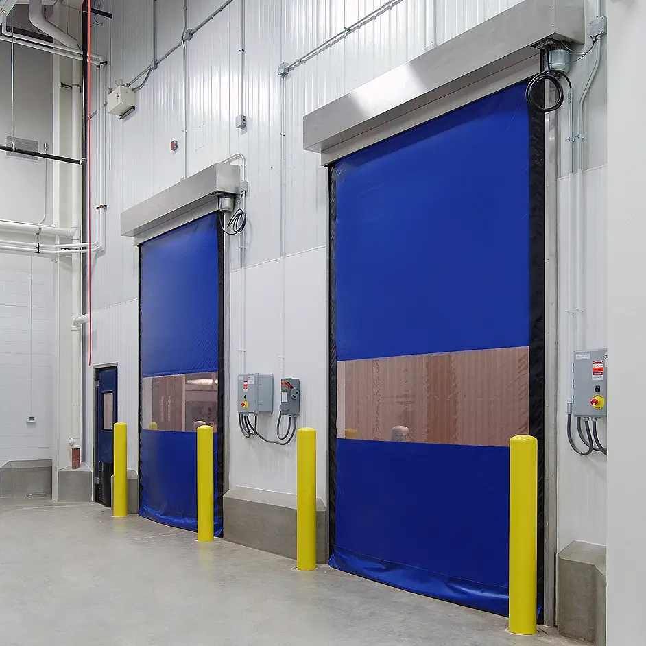 High-speed doors manufactured for industries in Chennai.