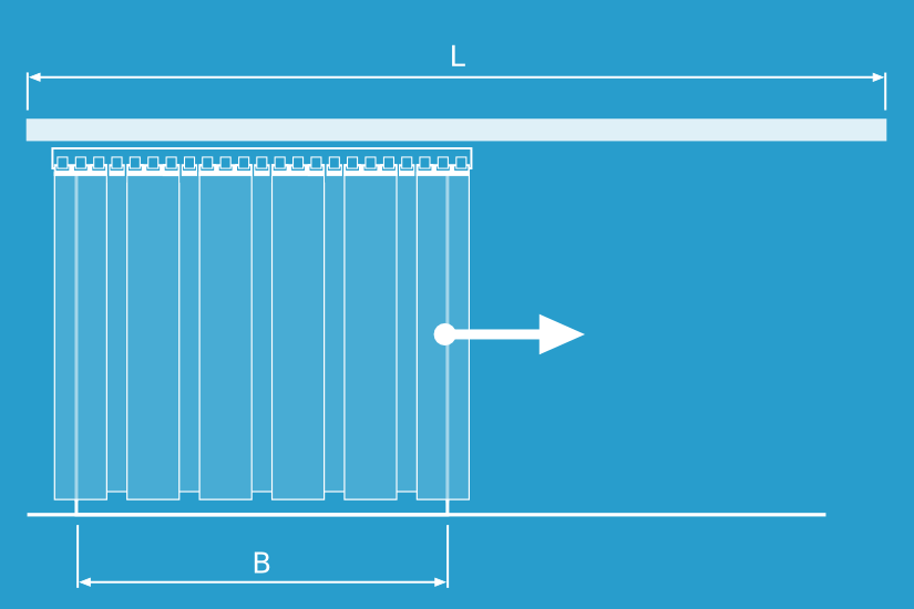 Sliding PVC Strip Curtains