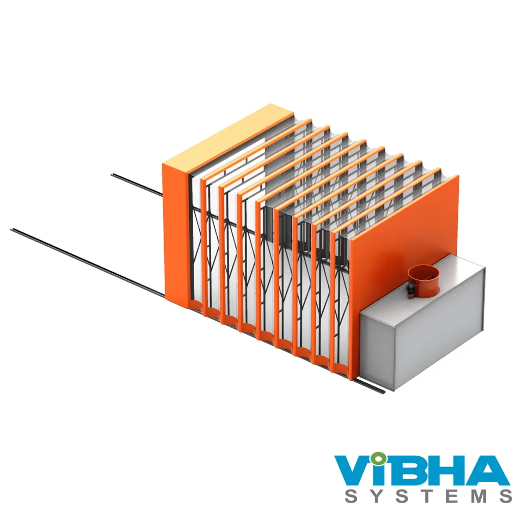 telescopic paint spray booth vibha systems